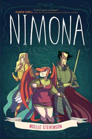 book review Nimona by Noelle Stevenson cover